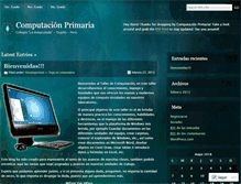 Tablet Screenshot of computacion345primaria.wordpress.com