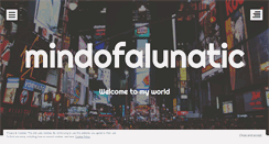 Desktop Screenshot of mindofalunatic.wordpress.com