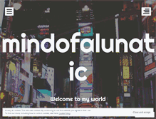 Tablet Screenshot of mindofalunatic.wordpress.com