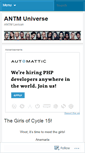 Mobile Screenshot of antmuniverse.wordpress.com