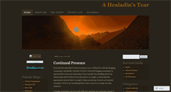 Desktop Screenshot of ahealadinstear.wordpress.com