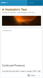 Mobile Screenshot of ahealadinstear.wordpress.com