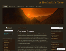Tablet Screenshot of ahealadinstear.wordpress.com