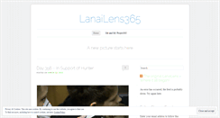 Desktop Screenshot of lanailens365.wordpress.com