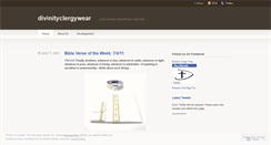 Desktop Screenshot of divinityclergywear.wordpress.com