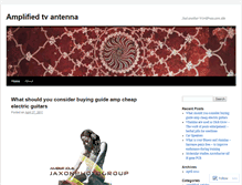 Tablet Screenshot of bestamplifiedtvantenna.wordpress.com
