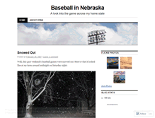 Tablet Screenshot of nebaseball.wordpress.com