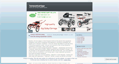 Desktop Screenshot of horsecartcarriage.wordpress.com