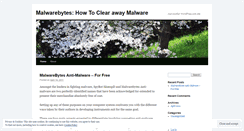 Desktop Screenshot of malwarebytes13.wordpress.com