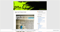 Desktop Screenshot of lunatikclothing.wordpress.com