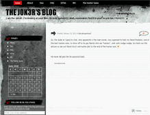 Tablet Screenshot of itztehjoker.wordpress.com