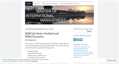 Desktop Screenshot of pdxmim.wordpress.com