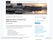 Tablet Screenshot of pdxmim.wordpress.com