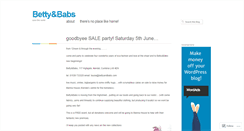 Desktop Screenshot of bettybabs.wordpress.com