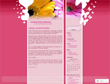 Tablet Screenshot of musingsfrommalicious.wordpress.com