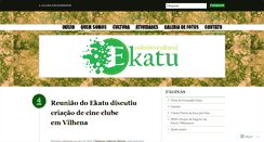 Desktop Screenshot of coletivoekatu.wordpress.com