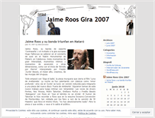 Tablet Screenshot of jaimeroos.wordpress.com