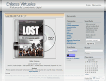 Tablet Screenshot of enlacesvirtuales.wordpress.com