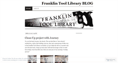 Desktop Screenshot of franklintoollibrary.wordpress.com