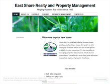 Tablet Screenshot of eastshorerealty.wordpress.com