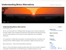 Tablet Screenshot of bestbotoxalternativeseyelasticity.wordpress.com