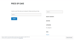 Desktop Screenshot of pieceofcakebyanna.wordpress.com