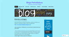 Desktop Screenshot of blogsperiodisticos.wordpress.com