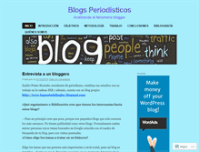 Tablet Screenshot of blogsperiodisticos.wordpress.com