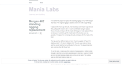 Desktop Screenshot of manialabs.wordpress.com