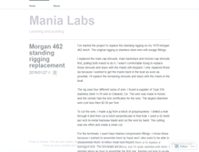 Tablet Screenshot of manialabs.wordpress.com