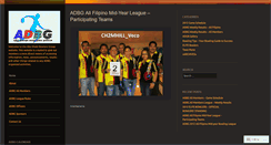 Desktop Screenshot of abudhabibowlersgroup.wordpress.com