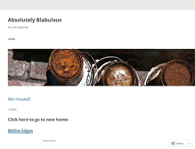 Tablet Screenshot of absolutelyblabulous.wordpress.com
