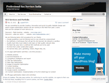 Tablet Screenshot of professionalseoservicessindia.wordpress.com