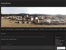Tablet Screenshot of helenbritten.wordpress.com