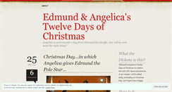 Desktop Screenshot of edmundandangelica.wordpress.com
