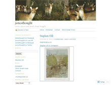 Tablet Screenshot of jonesthought.wordpress.com