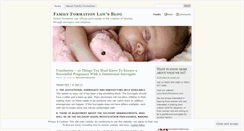 Desktop Screenshot of familyformationlaw.wordpress.com