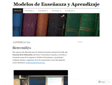 Tablet Screenshot of modensenanzaprendizaje.wordpress.com