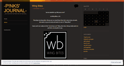 Desktop Screenshot of iampinks.wordpress.com