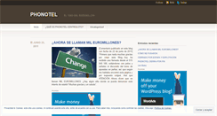 Desktop Screenshot of phonotel.wordpress.com