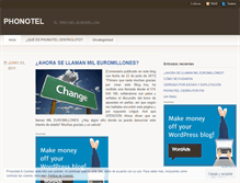 Tablet Screenshot of phonotel.wordpress.com