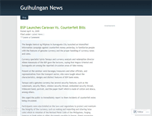 Tablet Screenshot of guihulngannews.wordpress.com