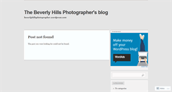 Desktop Screenshot of beverlyhillsphotographer.wordpress.com