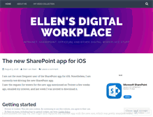 Tablet Screenshot of mydigitalworkplace.wordpress.com