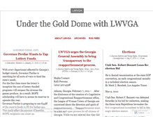 Tablet Screenshot of lwvga.wordpress.com