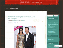 Tablet Screenshot of abcdnews.wordpress.com