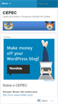 Mobile Screenshot of cepec.wordpress.com