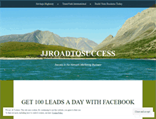 Tablet Screenshot of jjroadtosuccess.wordpress.com