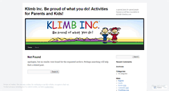 Desktop Screenshot of klimbinc.wordpress.com