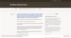 Desktop Screenshot of howtogetebook.wordpress.com